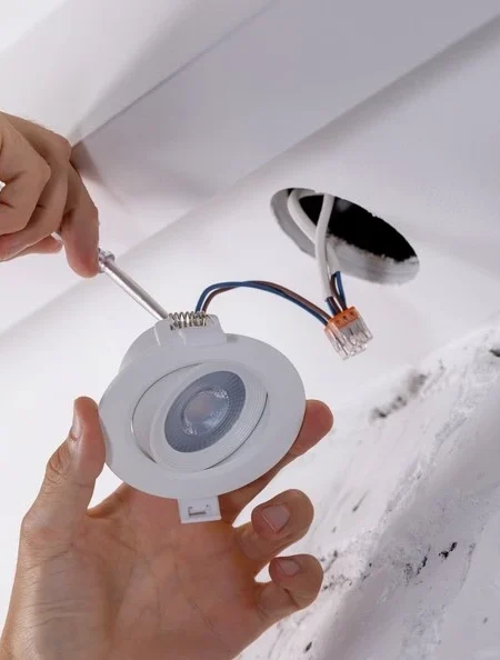 install pot lights