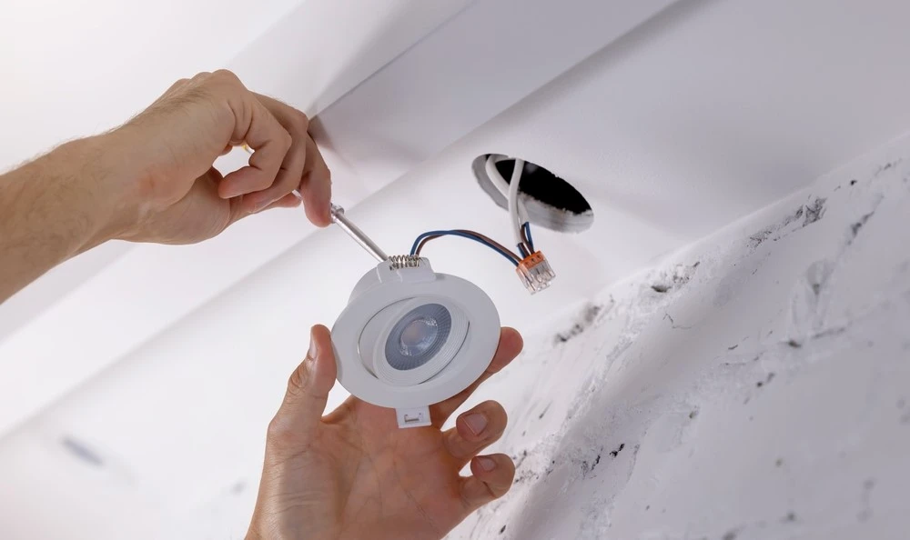 install pot lights