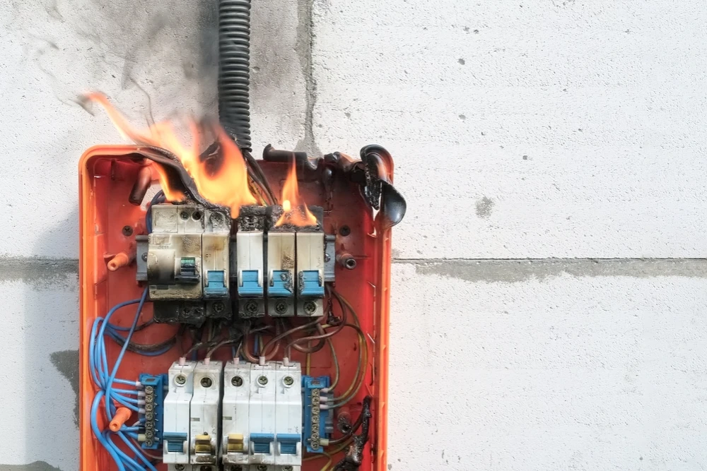 electrical fire